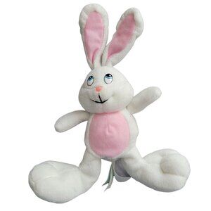 Vintage 90s Easter Bunny 10 in Plush Rabbit Spring Stuffed Animal Trendmasters